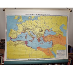The Mediterranean World, 550-500 B.C. (Large Pull Down Map)